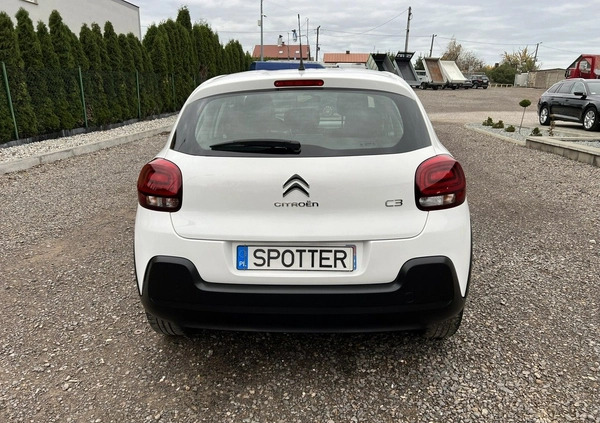 Citroen C3 cena 39900 przebieg: 133000, rok produkcji 2019 z Mława małe 277